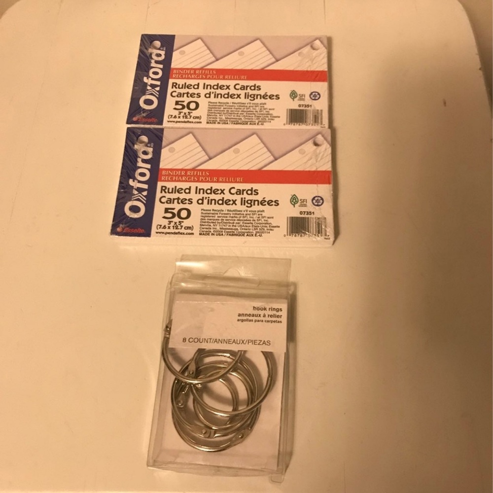 Index Cards Bundle - Picture 4 of 5